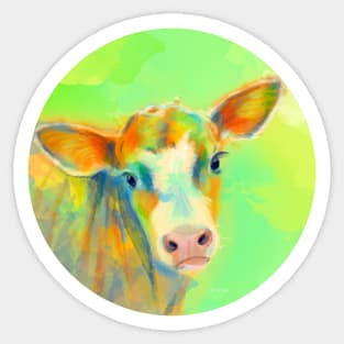 Summer Cow Sticker